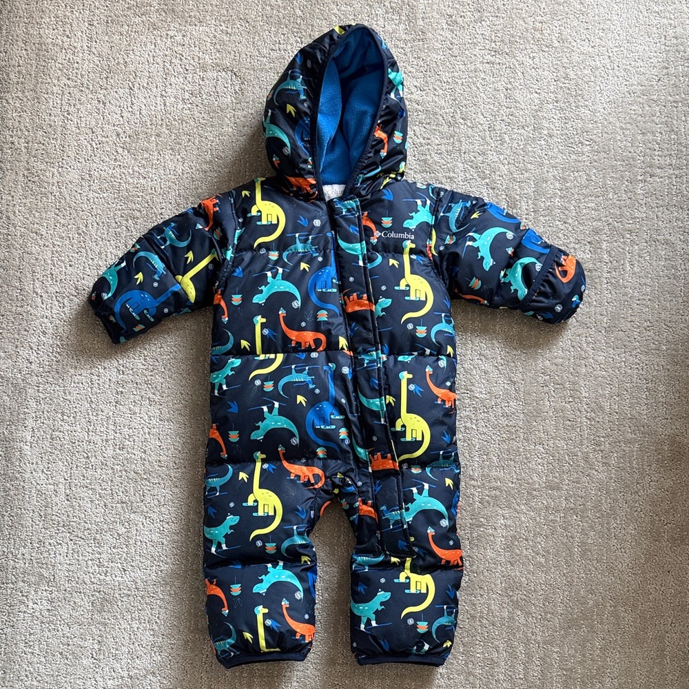 Columbia Kids' Blue Dinosaur Snowsuit